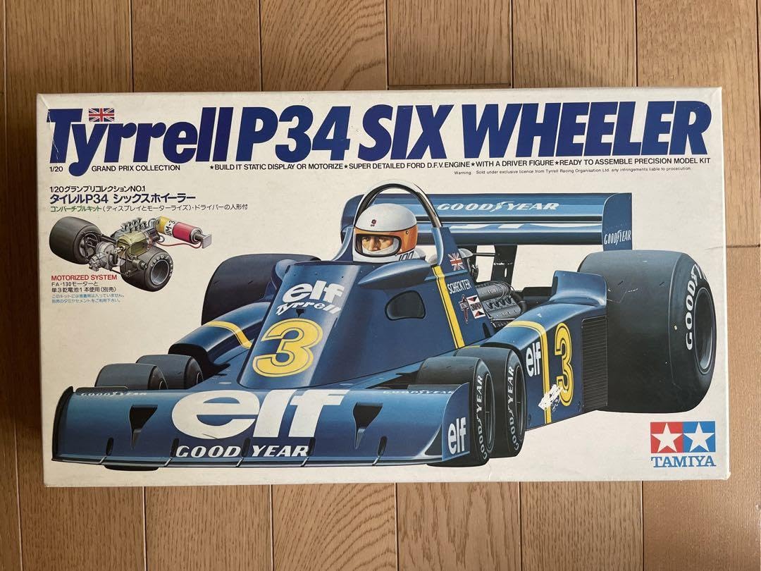 タイレル P34シックスホイーラー タミヤ 1/12 ビッグスケール No.36 タイレルP34 シックス